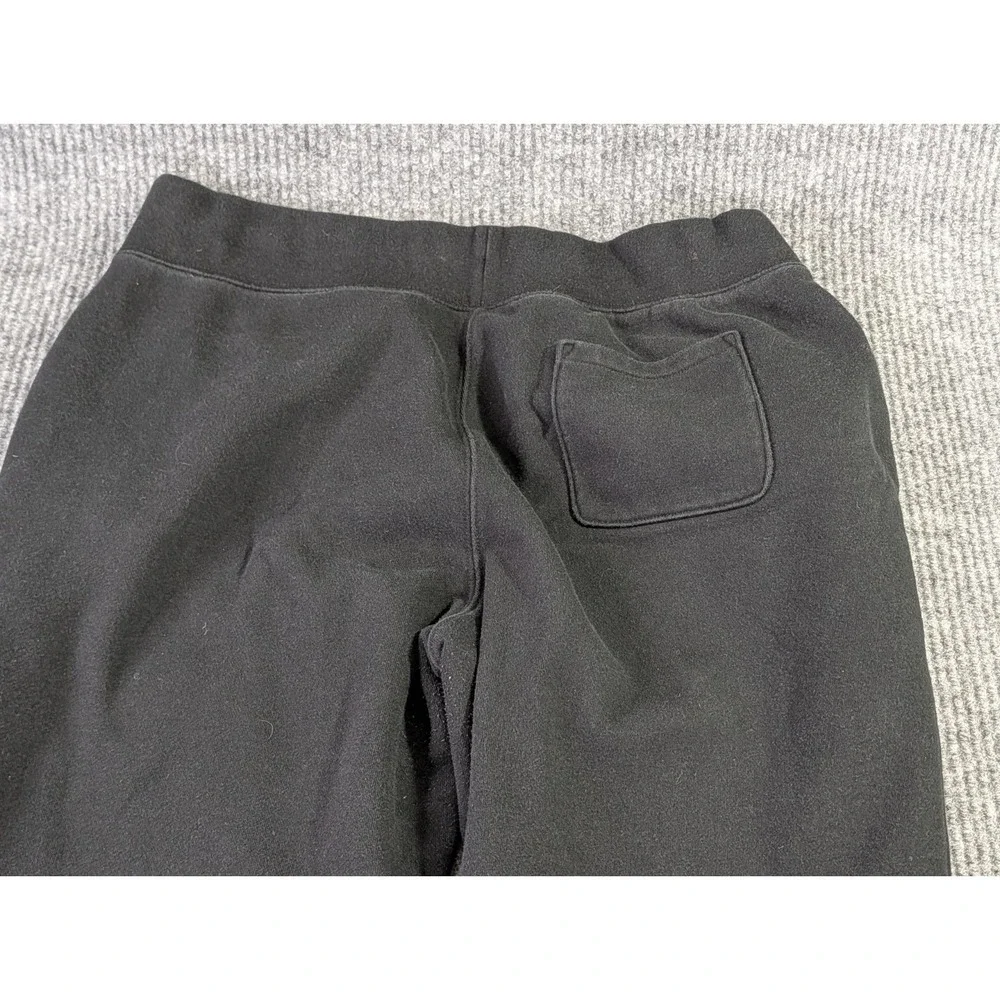 Champion Jogger Sweatpants Mens L Black Fleece Lined Drawstring Pockets‎ Active